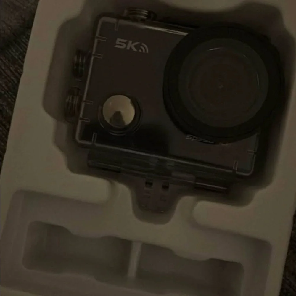 Action Camera with Black Design